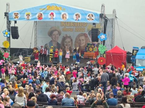 Kukino show v letním kině Turnov. 