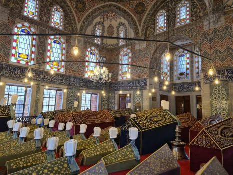 Sultan Ahmed Türbesi v Istanbulu. 