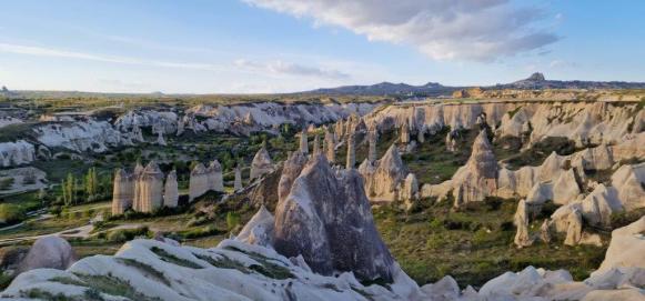 Úsvit v Kappadokii. 