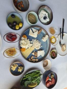 Typická kappadocká snídaně. 