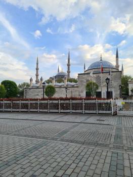 Modrou mešitu jsme si prohlédli jen zvenku. 