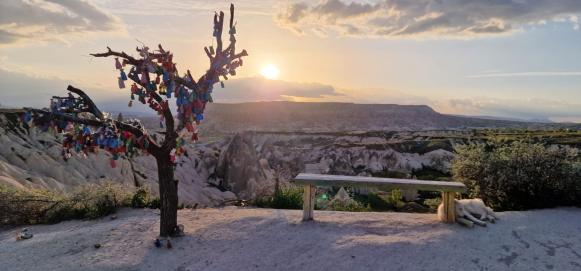 Vyhlídky v Kappadokii jsou neuvěřitelně fotogenické.